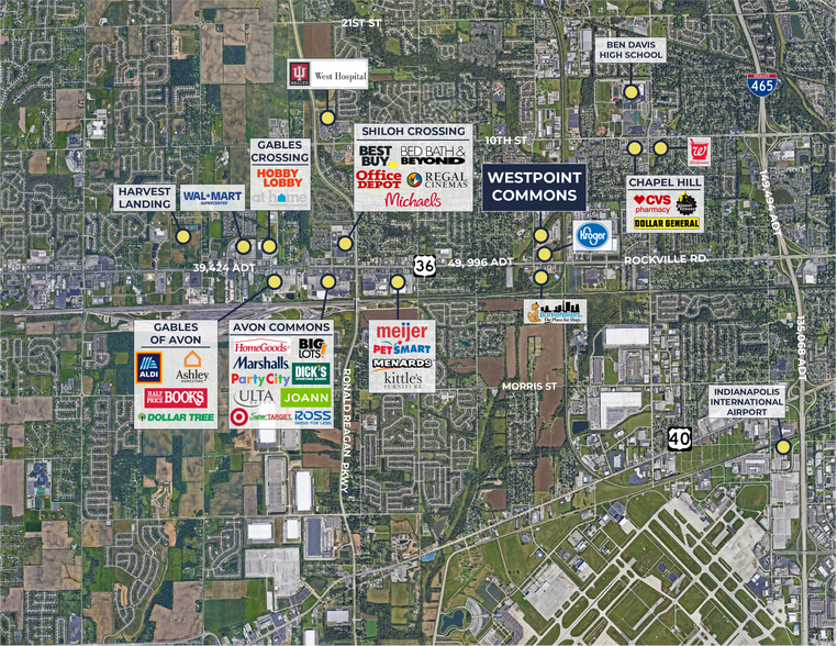 More Photos Of 8150-8258 Rockville Rd, Indianapolis Unknown For Lease