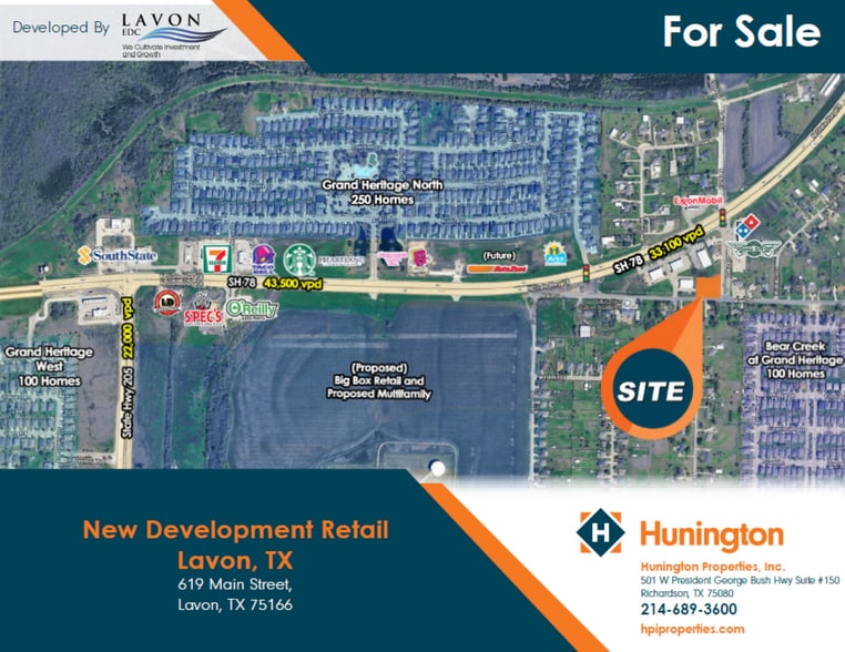 Primary Photo Of 619 Main St, Lavon Storefront For Sale