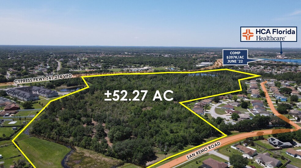 More Photos Of Adj to 751 Cypress Pky, Poinciana Land For Sale