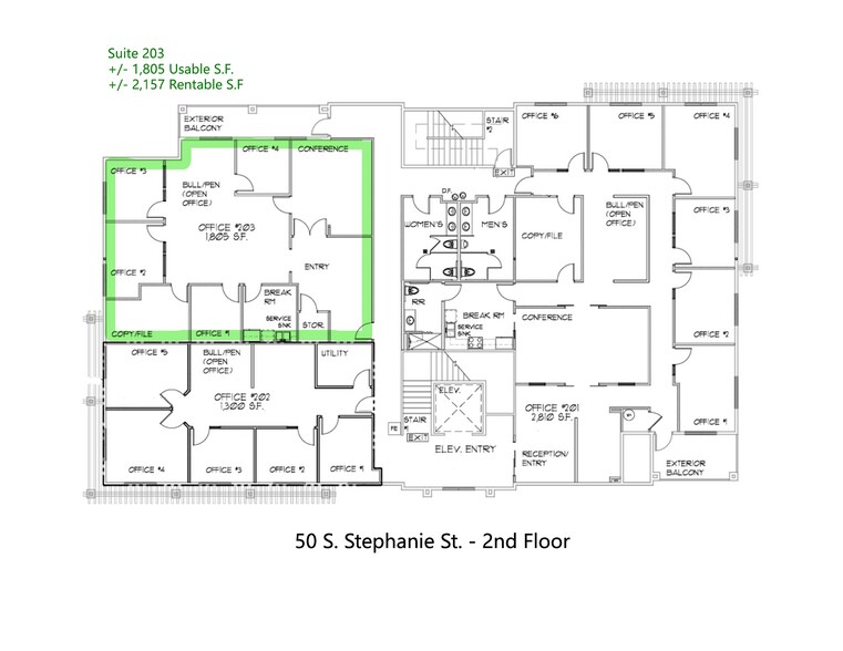 More Photos Of 50 S Stephanie St, Henderson Office For Lease