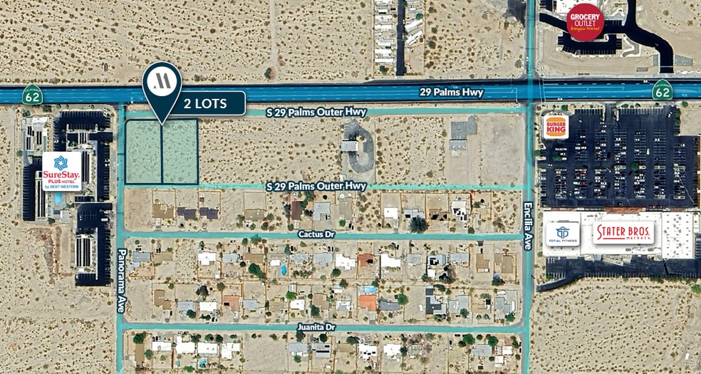 Primary Photo Of 29 Palms Outer Hwy @ Panorama Ave, Twentynine Palms Land For Sale