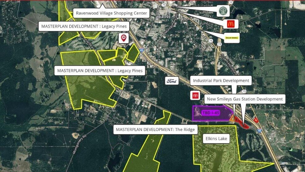 More Photos Of 0 Interstate 45 S., Huntsville Land For Sale