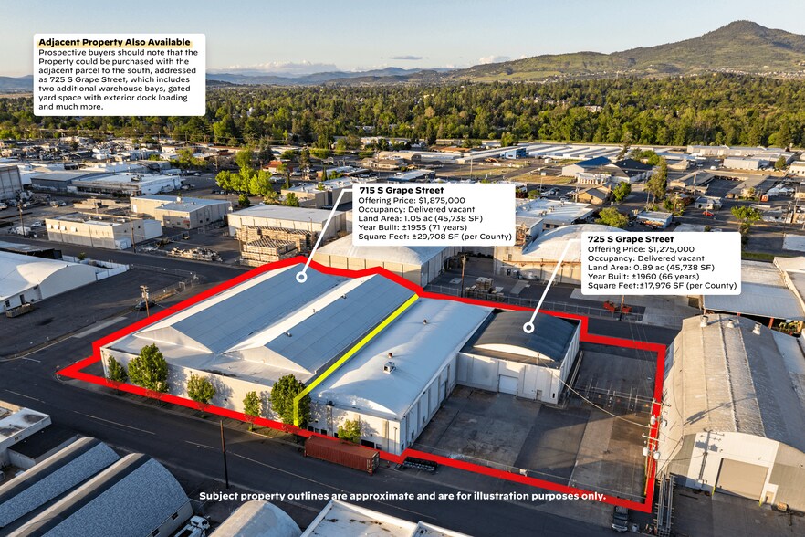 More Photos Of 715 S Grape St, Medford Warehouse For Sale