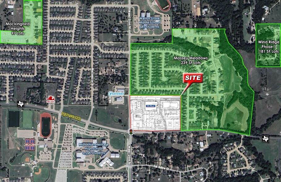 More Photos Of NEC FM 1387 & Walnut Grove Rd, Midlothian General Retail For Lease