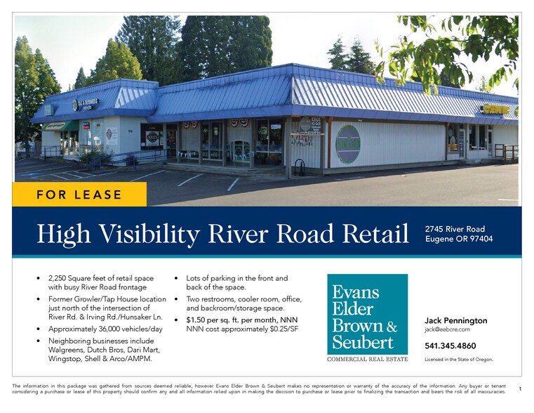 More Photos Of 2743-2775 River Rd, Eugene Freestanding For Lease