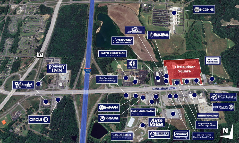 More Photos Of 1308-1320 W Grantham St, Goldsboro General Retail For Sale