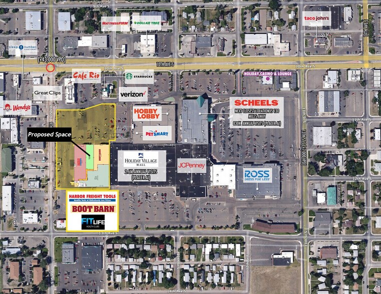 More Photos Of 1200 10th Ave S, Great Falls General Retail For Lease