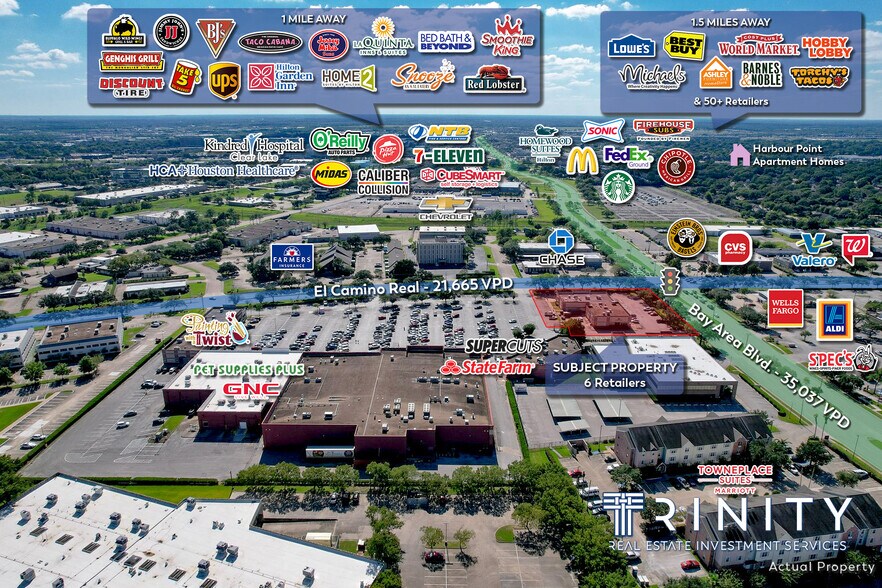 More Photos Of 16811 El Camino Real, Houston Unknown For Lease