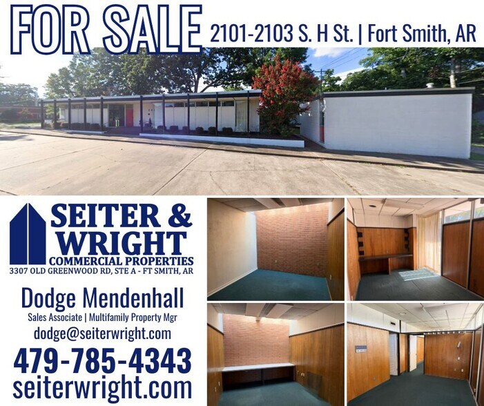 Primary Photo Of 2101-2103 S H St, Fort Smith Office For Sale