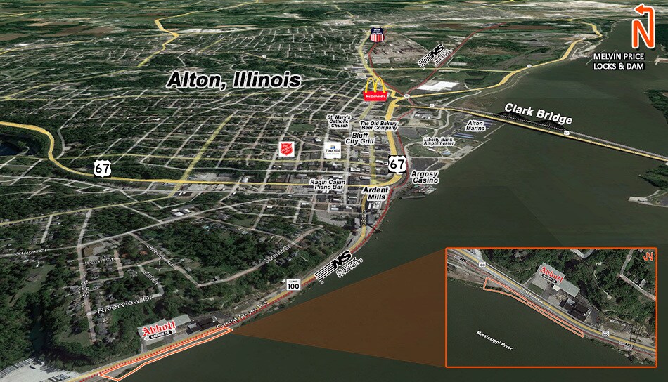 More Photos Of 700 W Broadway, Alton Land For Lease