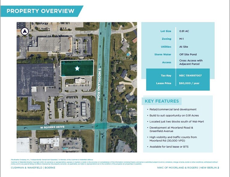 More Photos Of 2075 S Moorland Rd, New Berlin Land For Lease