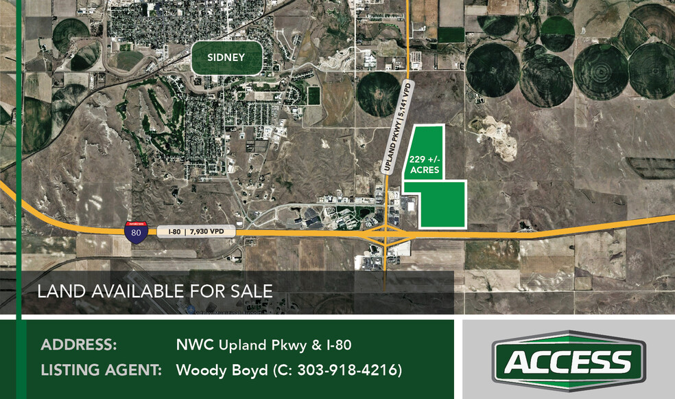 Primary Photo Of Highway 80 @ Upland Parkway, Sidney Land For Sale