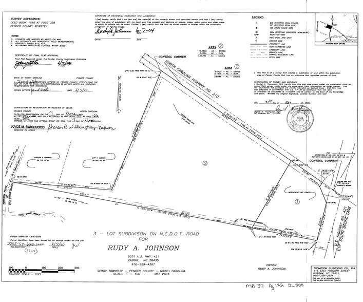 More Photos Of 24911 NC Hwy 210, Currie Land For Sale