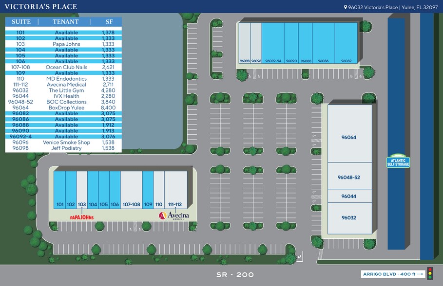 More Photos Of 96032-96098 Victorias Pl, Yulee General Retail For Lease