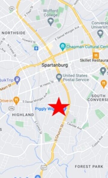 More Photos Of 550 S Church St, Spartanburg Freestanding For Lease