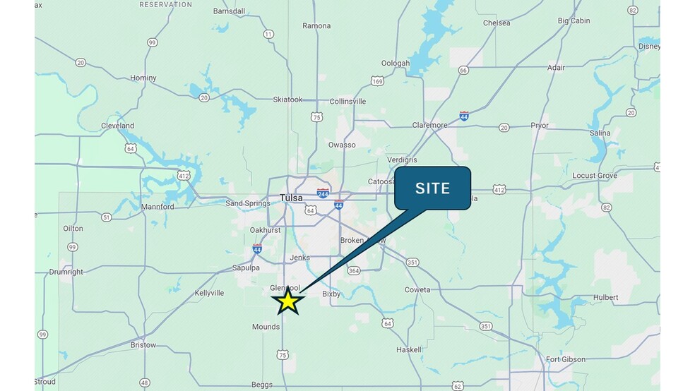 More Photos Of 171st and Hwy 75, Glenpool Land For Sale