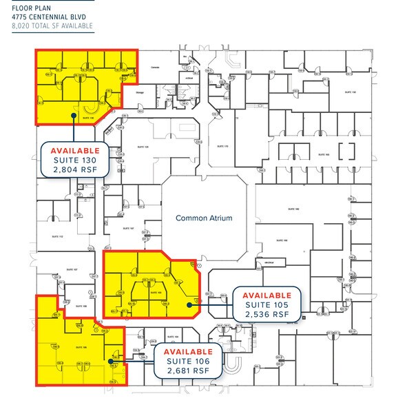 More Photos Of 4775 Centennial Blvd, Colorado Springs Office For Lease