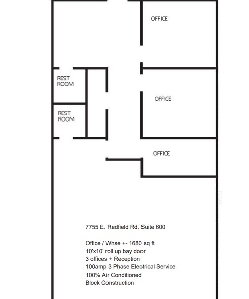More Photos Of 7755 E Redfield Rd, Scottsdale Warehouse For Sale
