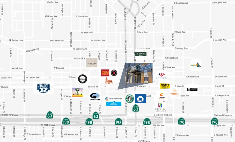 More Photos Of 215 W Main St, Visalia Restaurant For Lease