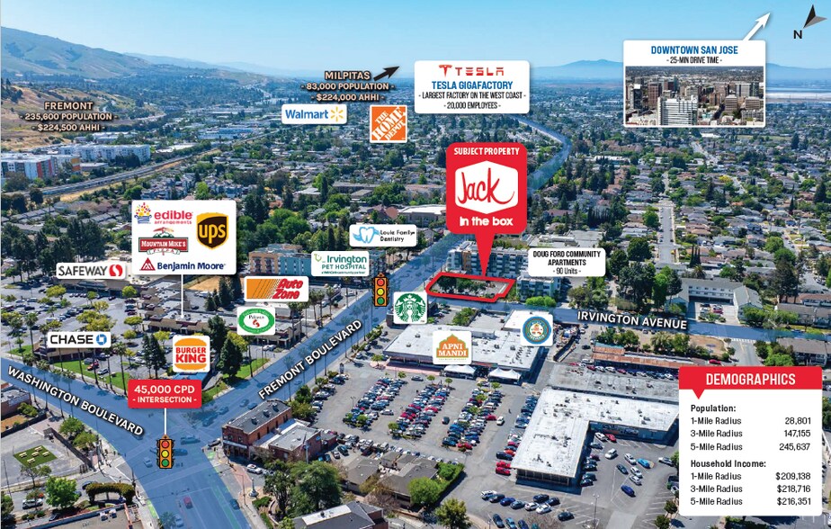 More Photos Of 41115 Fremont Blvd, Fremont Fast Food For Lease