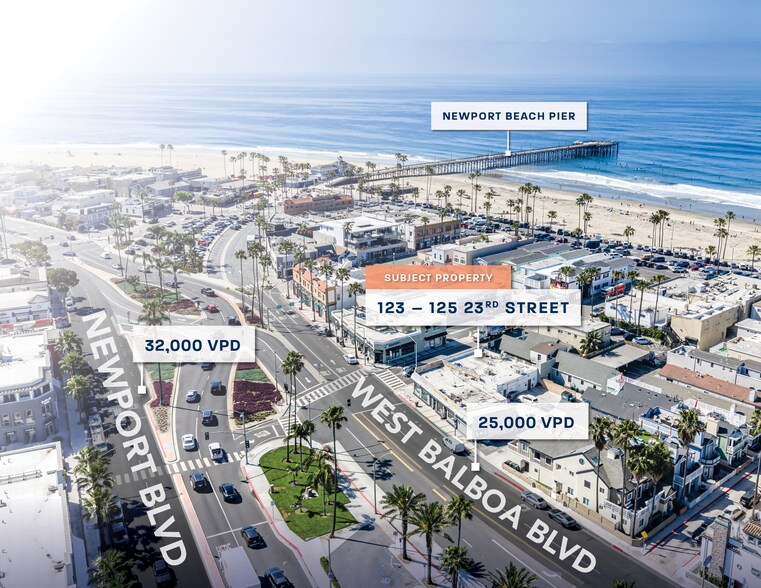 Primary Photo Of 123-125 23rd St, Newport Beach Storefront For Sale