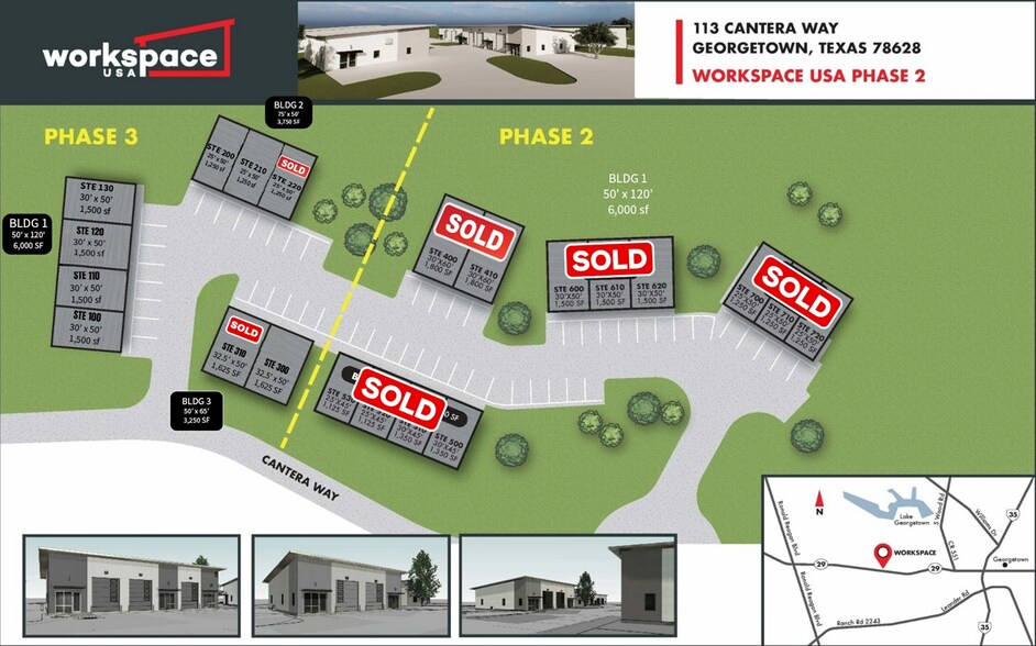 More Photos Of 113 Cantera Way, Georgetown Light Distribution For Lease