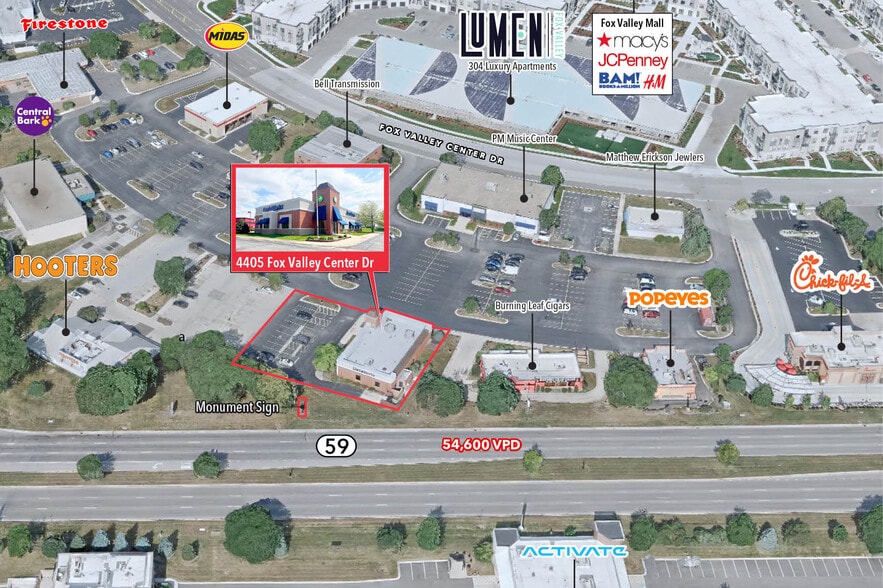 Primary Photo Of 4405 Fox Valley Center Dr, Aurora General Retail For Lease
