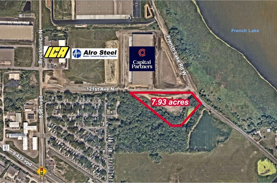 Primary Photo Of 121st Ave N & French Lake Rd, Dayton Land For Sale