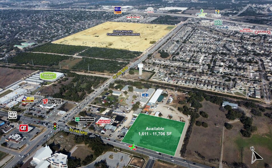 More Photos Of 1804 N Bell Blvd, Cedar Park Storefront For Lease