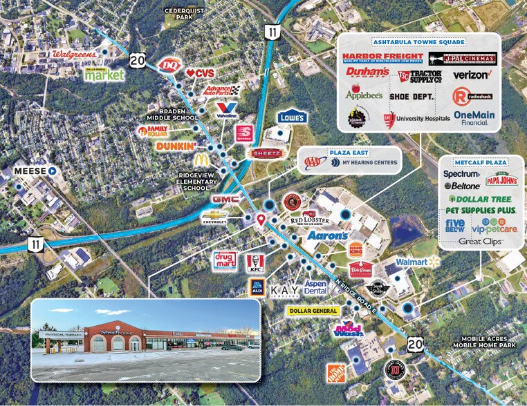 More Photos Of 2900-2916 N Ridge Rd E, Ashtabula Storefront Retail Office For Sale