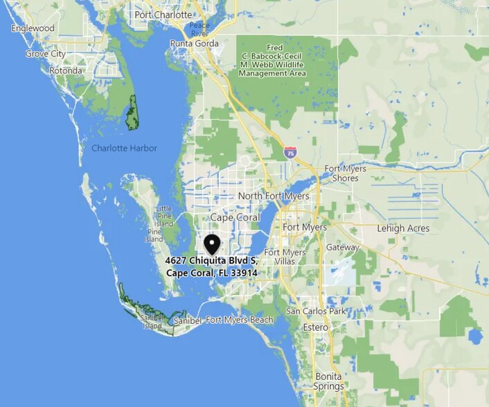 Primary Photo Of 4627 Chiquita Blvd, Cape Coral Land For Sale