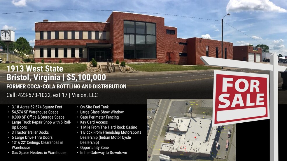 More Photos Of 1913 W State St, Bristol Warehouse For Lease