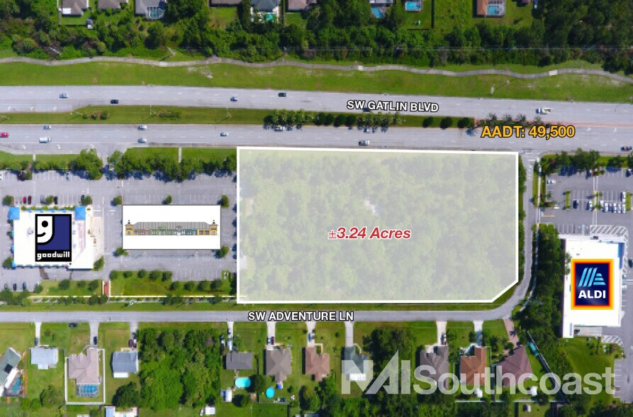More Photos Of SW Gatlin Blvd, Port Saint Lucie Land For Sale