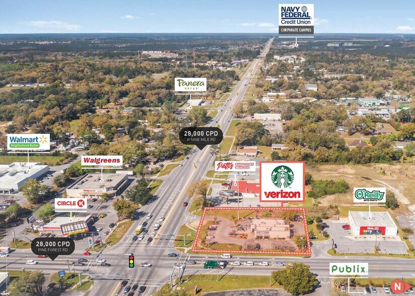 More Photos Of 2200 W Nine Mile Rd, Pensacola Freestanding For Sale