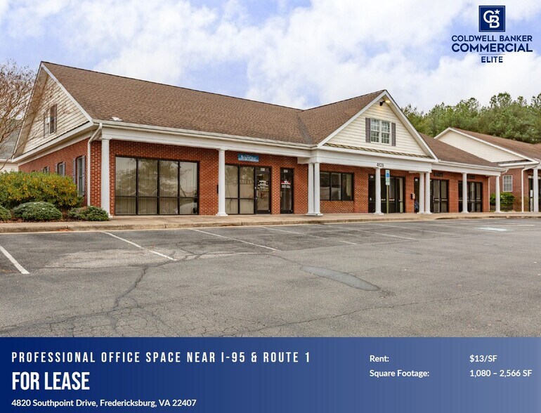 Primary Photo Of 4820 Southpoint Dr, Fredericksburg Office For Lease