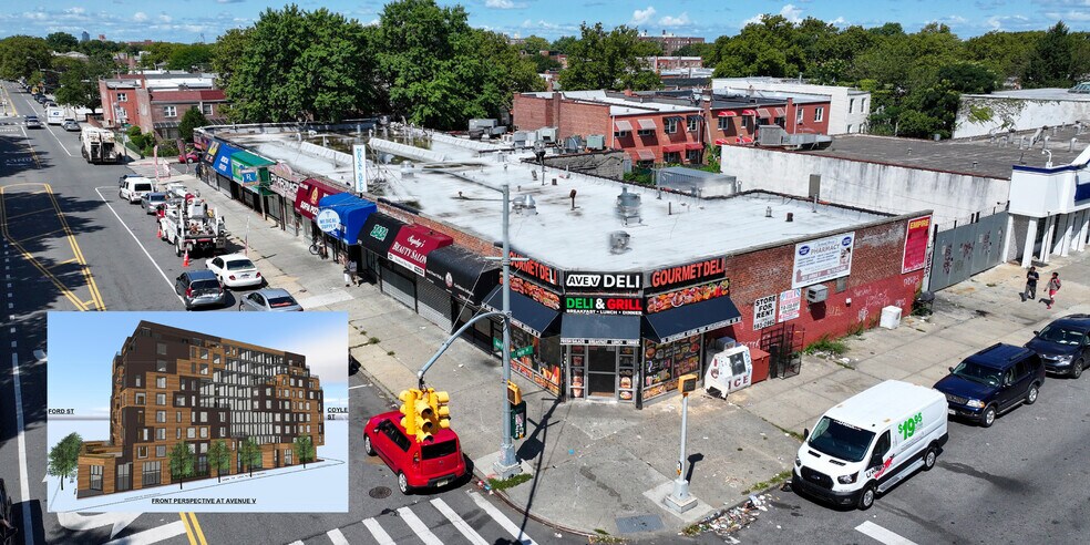 Primary Photo Of 3021-3043 Avenue V, Brooklyn Storefront For Sale