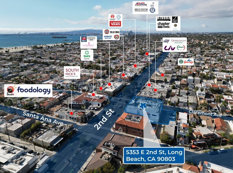 More Photos Of 5353 E 2nd St, Long Beach Storefront Retail Office For Lease