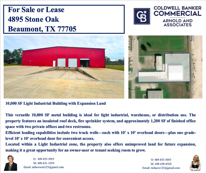 Primary Photo Of 4895 Stone Oak Dr, Beaumont Industrial For Lease
