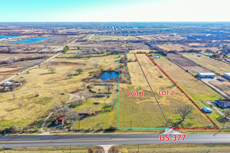 More Photos Of 4354-1 US 377, Aubrey Land For Sale