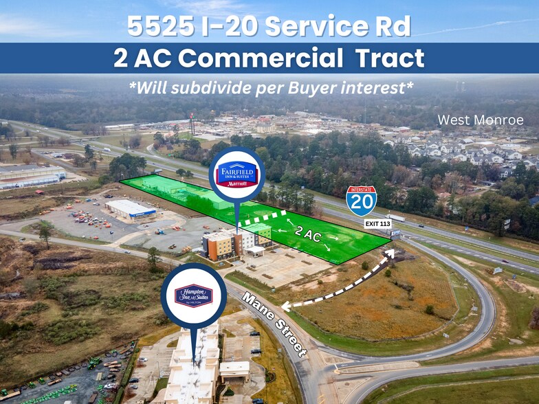 Primary Photo Of 5525 I-20 Service Road, West Monroe Land For Sale