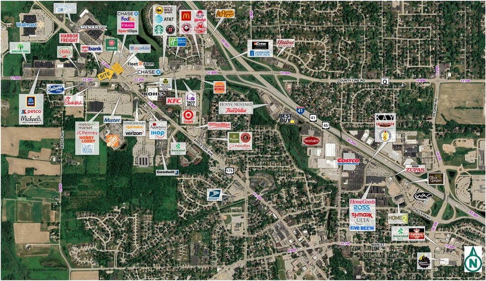 More Photos Of W182N9606 Appleton Ave, Germantown Storefront For Lease