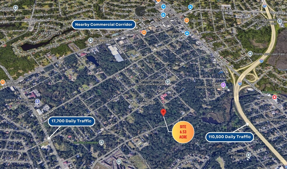 More Photos Of W 45th St, Jacksonville Land For Sale