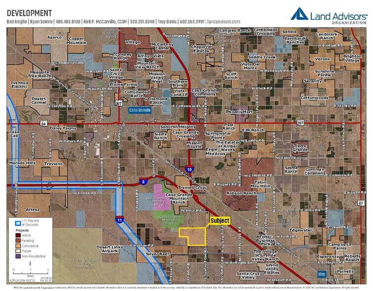 More Photos Of Sunland Gin Road & Shedd Road, Eloy Land For Sale