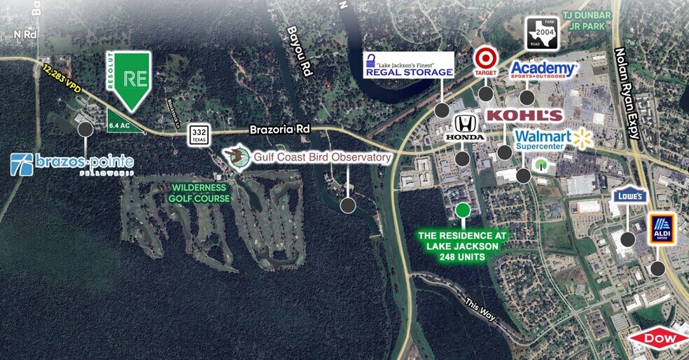 Primary Photo Of 00 Highway 332, Lake Jackson Land For Sale