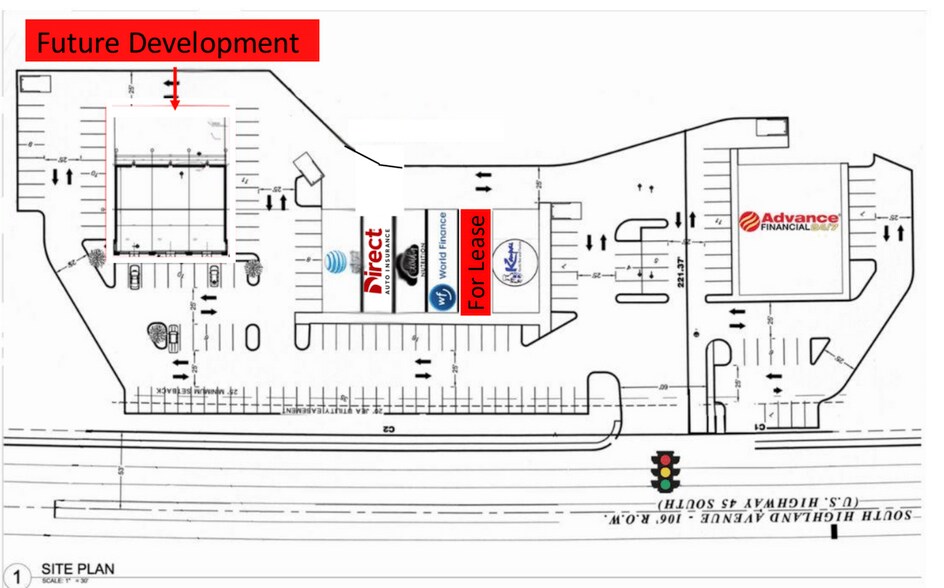 More Photos Of 2162 S Highland Ave, Jackson Storefront Retail Office For Lease