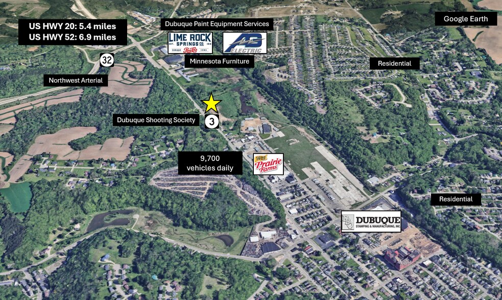 More Photos Of TBD Central Ave/Route 3, Dubuque Land For Sale
