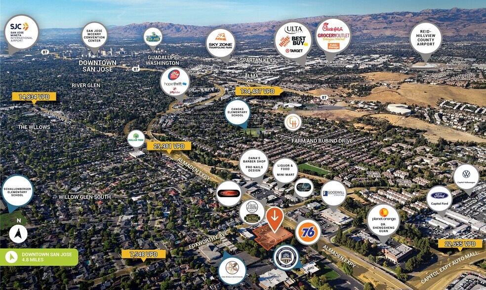 More Photos Of 1130 Foxworthy Ave, San Jose Freestanding For Sale