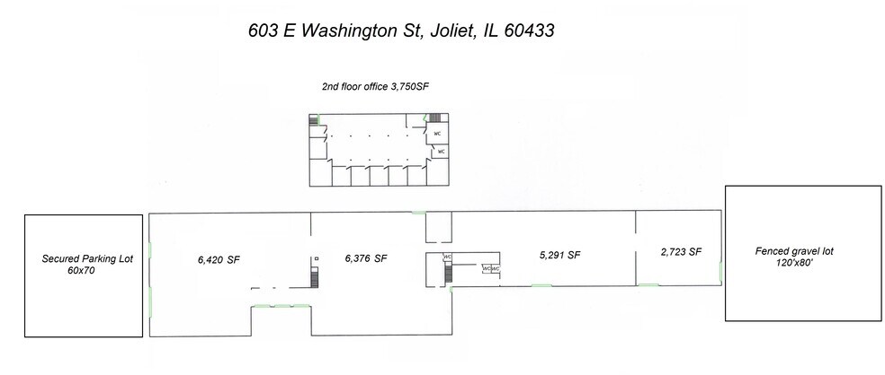 More Photos Of 603 E Washington St, Joliet Warehouse For Lease
