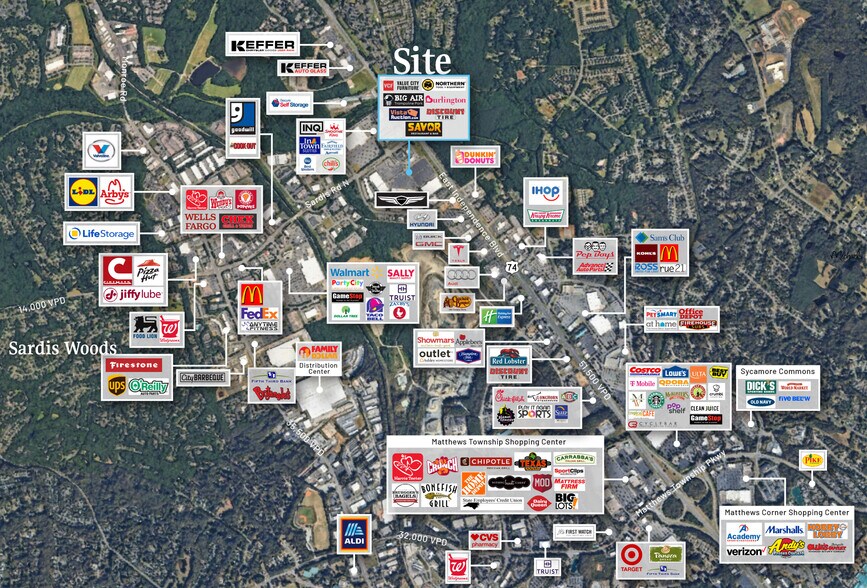 More Photos Of 2500 Sardis Rd, Charlotte Unknown For Lease