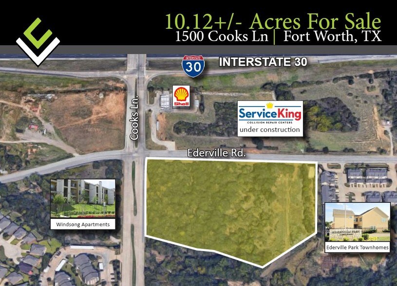 Primary Photo Of 1500 Cooks Ln, Fort Worth Land For Sale
